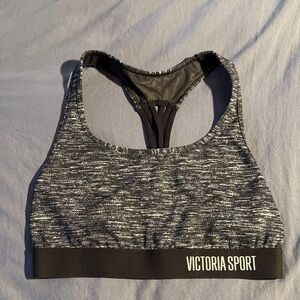 Victoria Sport Black and Gray Sports Bra